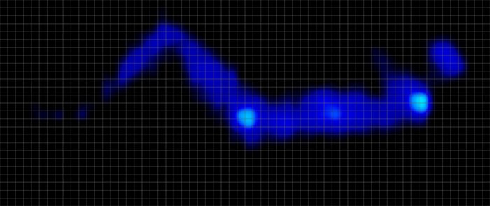Ghostbed Luxe Hybrid Pressure Map Side