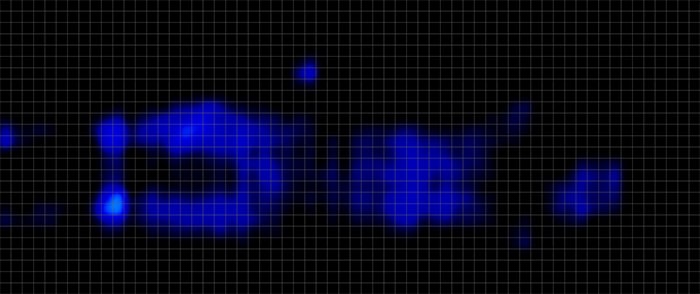 Ghostbed Luxe Hybrid Pressure Map Stomach