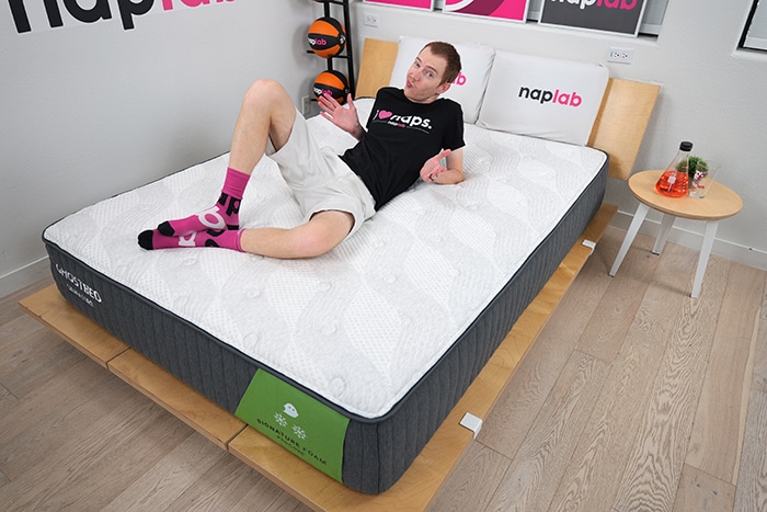 Ghostbed Signature Foam Lounging