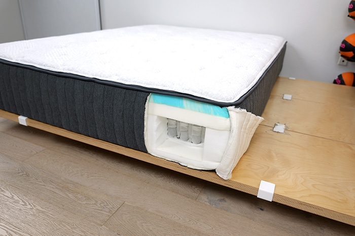 Ghostbed Signature Hybrid Material Layers Exposed