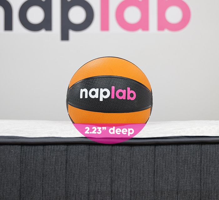 Ghostbed Signature Hybrid Sinkage Test