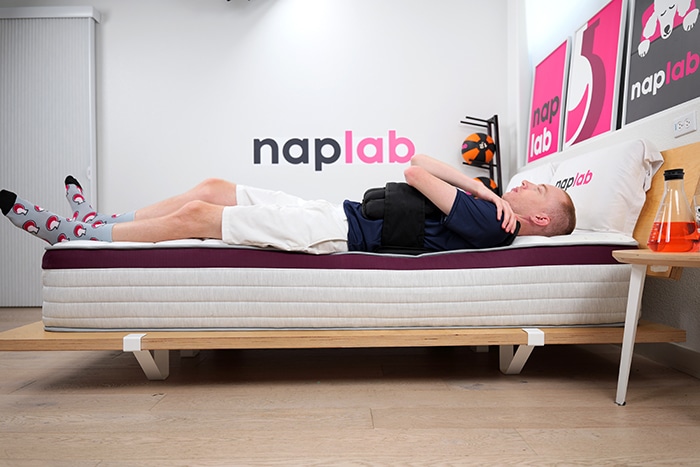 Helix Dusk 2025 Edge Support Test Back Sleeping With Vest Helix Dusk 2025 Edge Support Test Back Sleeping With Vest