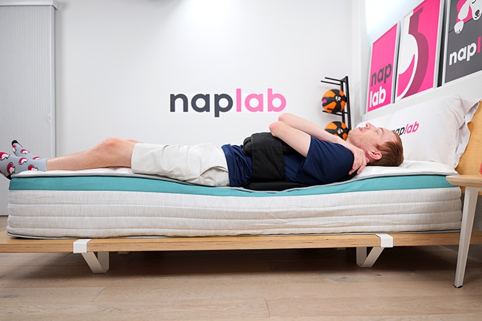 Helix Sunset 2025 Edge Support Test Back Sleeping With Vest