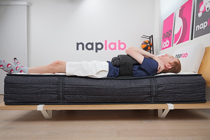 Origin Adapt Hybrid 2025 Edge Support Test Back Sleeping With Vest