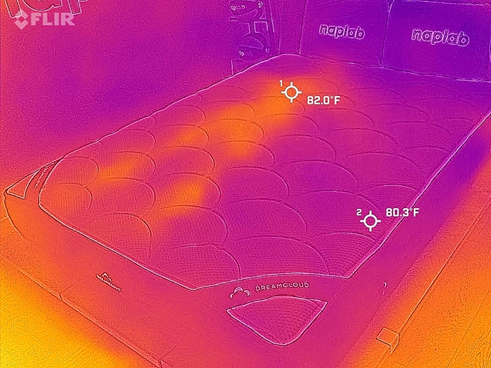 Dreamcloud Classic After Cooling Test