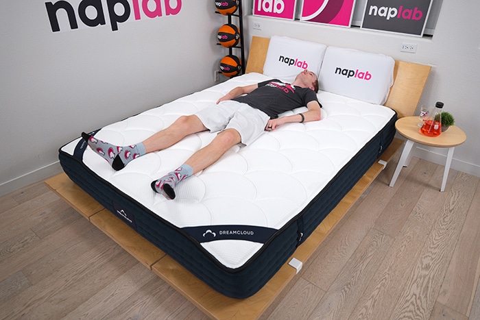 Dreamcloud Classic Back Sleeping