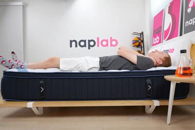 Dreamcloud Premier 2025 Edge Support Test Back Sleeping Dreamcloud Premier 2025 Edge Support Test Back Sleeping