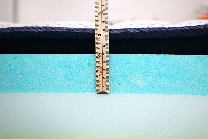 Dreamcloud Premier 2025 Measuring Memory Foam