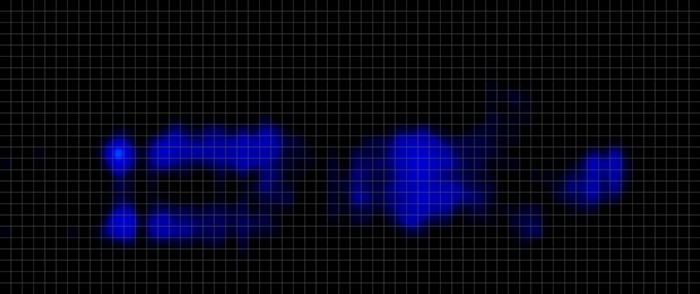 Ghostbed Comfort Foam Pressure Map Stomach