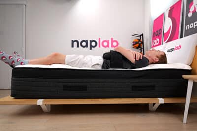 Nolah Evolution 2025 Edge Support Test Back Sleeping With Vest Nolah Evolution 2025 Edge Support Test Back Sleeping With Vest