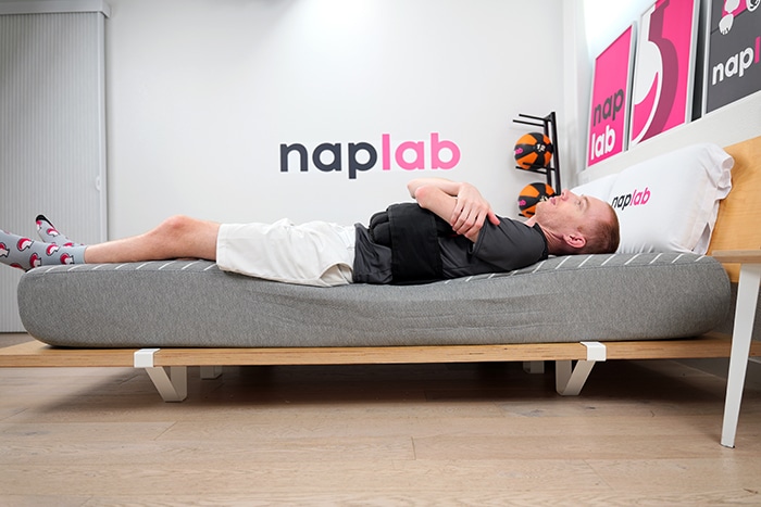 Siena Signature 10 Edge Support Test Back Sleeping With Vest