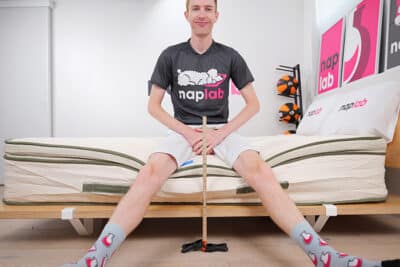 Avocado Green Pillowtop Edge Support Test