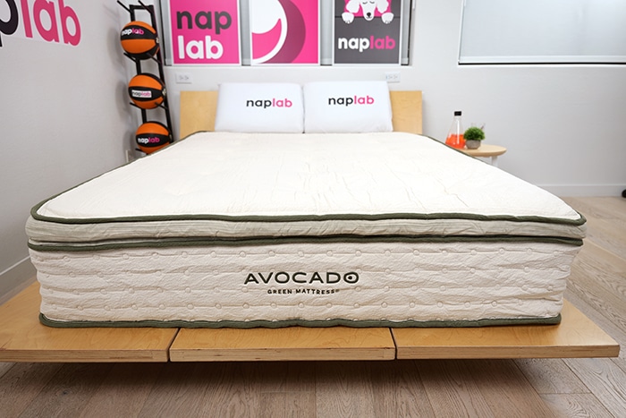 Avocado Green Pillowtop Front