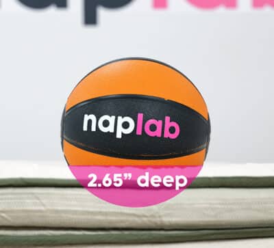 Avocado Green Pillowtop Sinkage Test