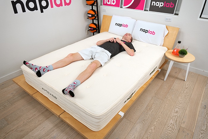 Avocado Organic Hybrid Back Sleeping