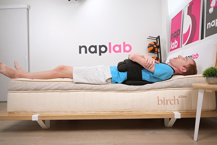 Birch Elite Edge Support Test Back Sleeping With Vest