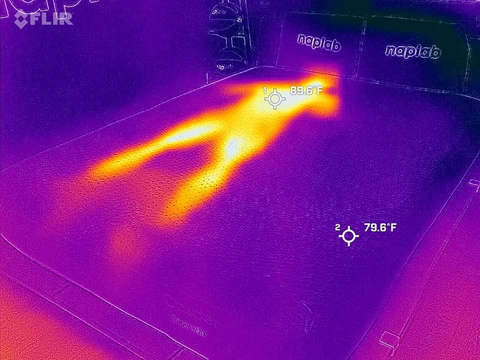 Casper Snow Max Before Cooling Test