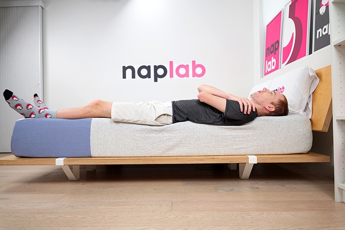 Casper Cloud One Edge Support Test Back Sleeping