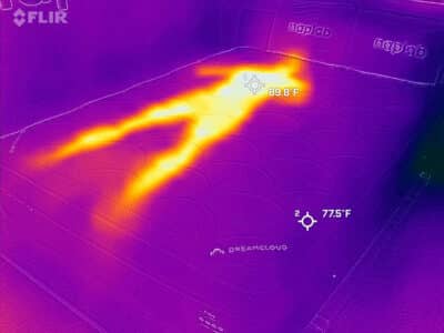 Dreamcloud Ultra Before Cooling Test