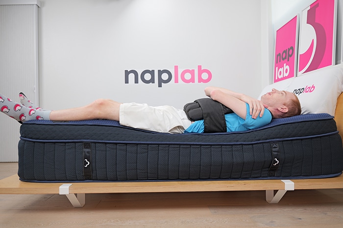 Dreamcloud Ultra Hybrid Edge Support Test Back With Vest