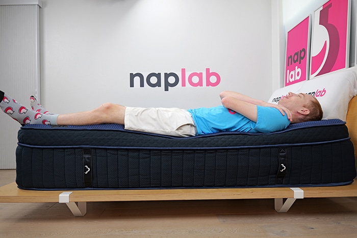 Dreamcloud Ultra Hybrid Edge Support Test Back