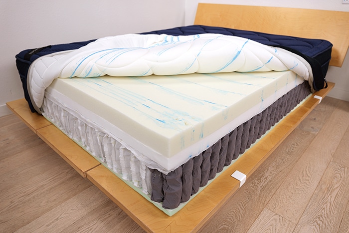 Dreamcloud Ultra Hybrid Exposed Layers