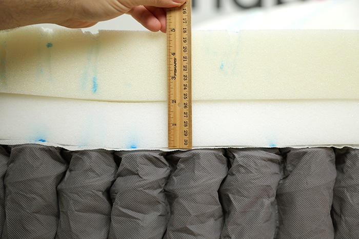 Dreamcloud Ultra Hybrid Measuring Comfort Foam