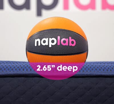 Dreamcloud Ultra Hybrid Sinkage Test