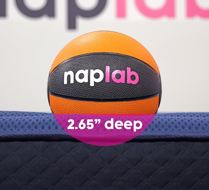 Dreamcloud Ultra Hybrid Sinkage Test