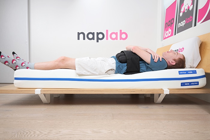 Nectar Kids Edge Support Test Back Sleeping With Vest