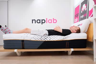 Nectar Ultra Hybrid Edge Support Test Back Sleeping Nectar Ultra Hybrid Edge Support Test Back Sleeping