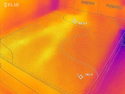 Sealy Posturepedic Plus Prosser Hills After Cooling Test