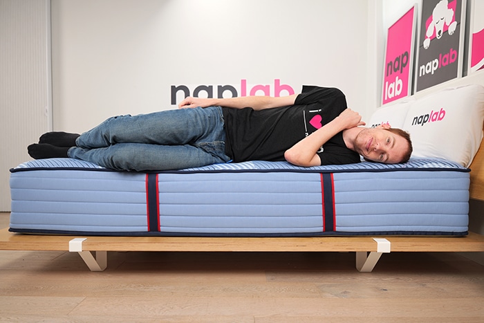 Sealy Posturepedic Pro Highland Manor Edge Support Test Side Sleeping