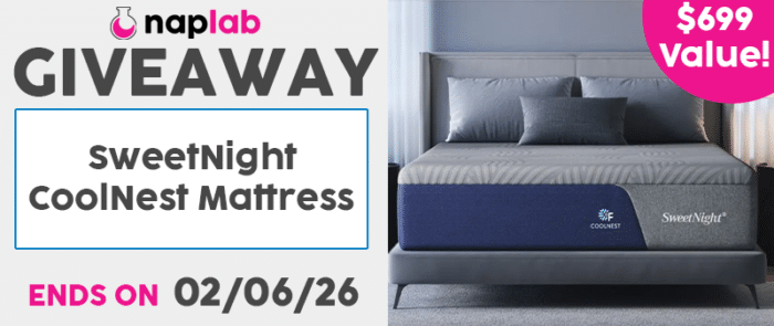 Sweetnight Coolnest Giveaway - General Announcement