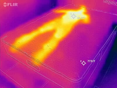 Beautyrest BR800 Before Cooling Test