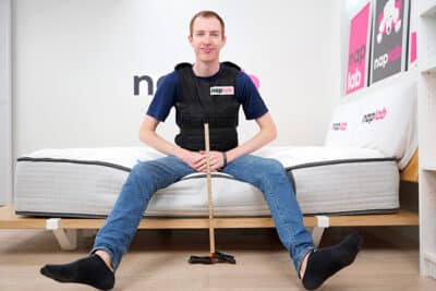 Beautyrest BR800 Edge Support Test With Vest