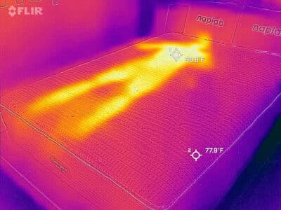 Beautyrest Silver Dualcool Before Cooling Test