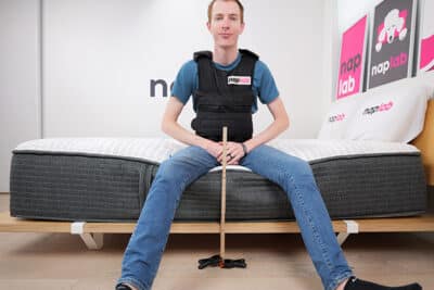 Beautyrest Silver DualCool Edge Support Test With Vest