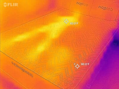 Novaform Advanced Back Support Plus After Cooling Test
