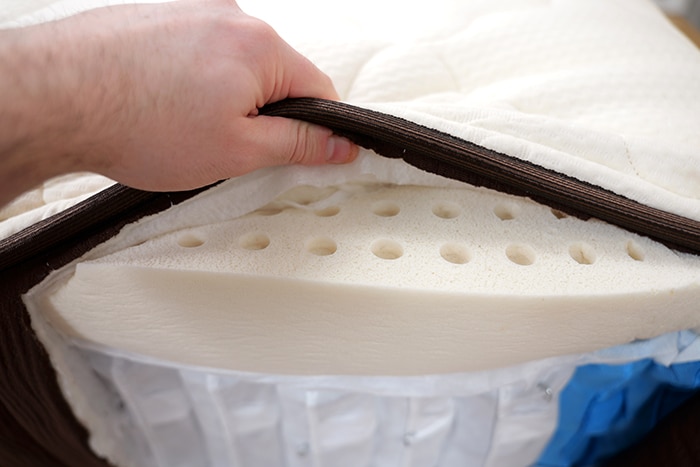 Sweet Zzz Honey Hybrid Latex Foam Perferations