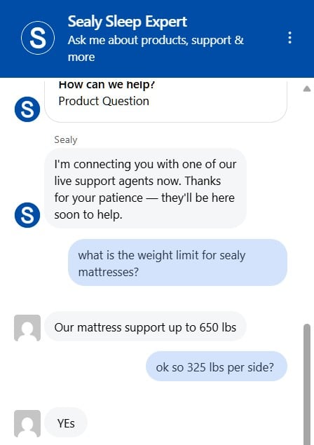 Sealy Faqs Weight Limit