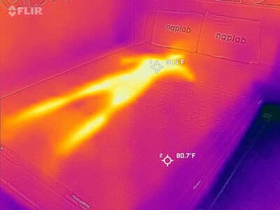 Sleepmax Omnifit Hybrid Before Cooling Test