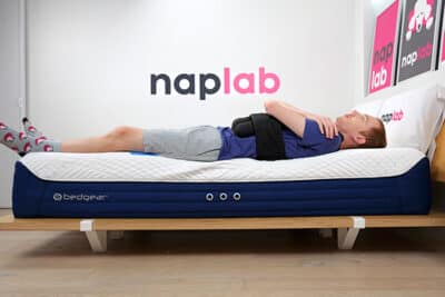 Bedgear M Performance Edge Support Test Back Sleeping With Vest