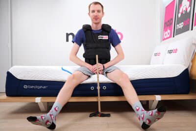 Bedgear M Performance Edge Support Test With Vest