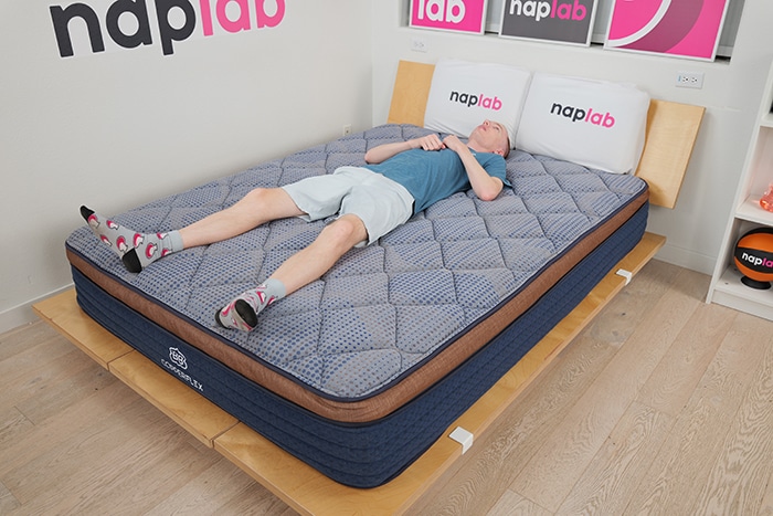 Brooklyn Bedding Copperflex Hybrid Back Sleeping