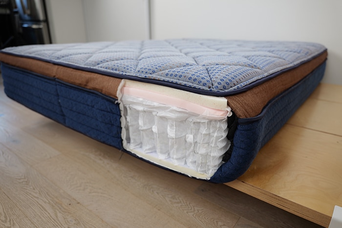 Brooklyn Bedding Copperflex Hybrid Layers Exposed