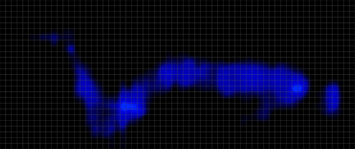 Brooklyn Bedding Copperflex Hybrid Pressure Map Side Sleeping