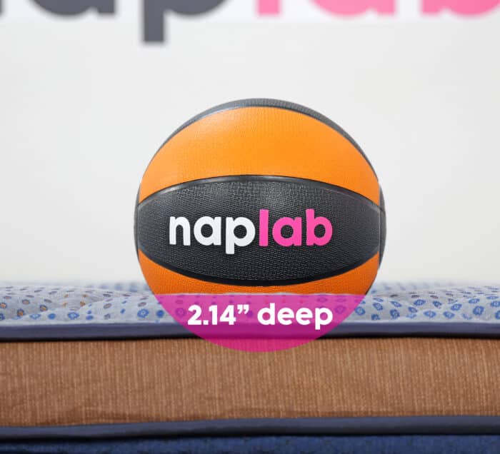 Brooklyn Bedding Copperflex Hybrid Sinkage Test