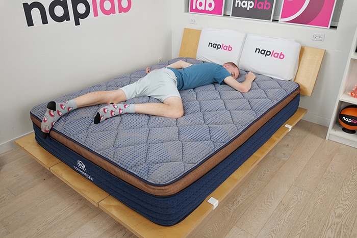 Brooklyn Bedding Copperflex Hybrid Stomach Sleeping