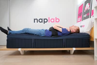 Brooklyn Bedding Thermobalance Edge Support Test Back Sleeping With Vest